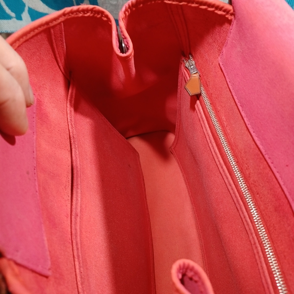 Hermes bougainvillea elan canvas cabbage bag - Picture 12 of 13